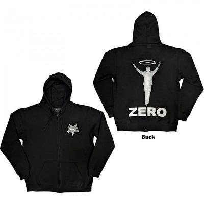 The Smashing Pumpkins Unisex-Erwachsene Zero Halo Kapuzenpullover mit durchgehendem Reißverschluss