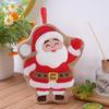 Christmas Series Coral Fleece Hand Towel, Hangable, Super Absorption Quick-drying, Double-layered, Thick