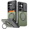 WEFOR Rugged Case for Samsung Galaxy S26 S25 S24 S23 S22 Ultra with Card Holder Wallet Kickstand Slide Camera Cover Shockproof