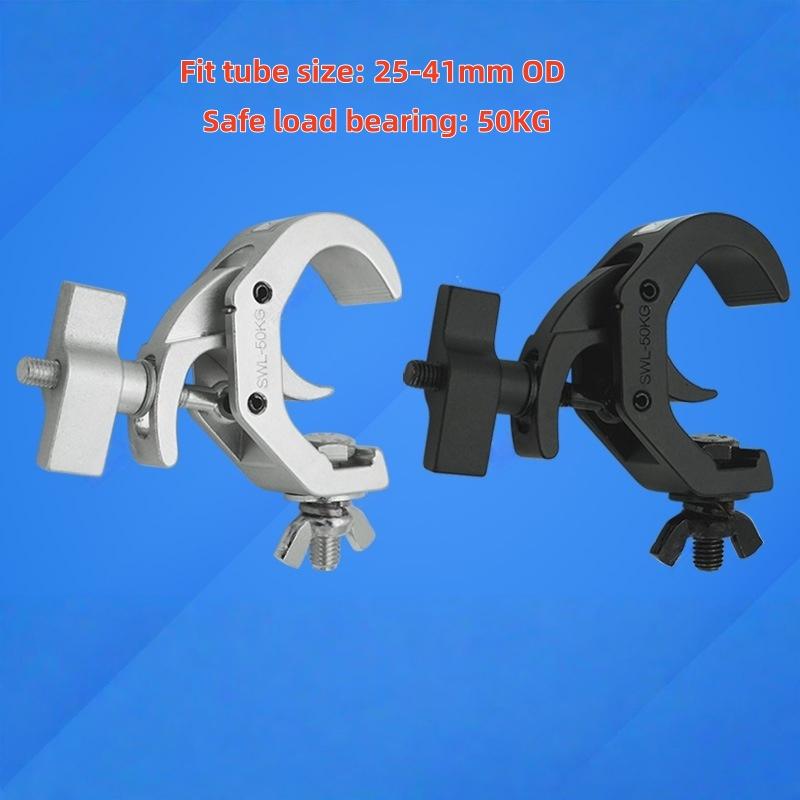 1Pcs Led Par Beam Hooks Black Aluminum Stage Lights Hook Dj Club Hanging Clamp Disco Dj Equipment Moving Head Light Hook
