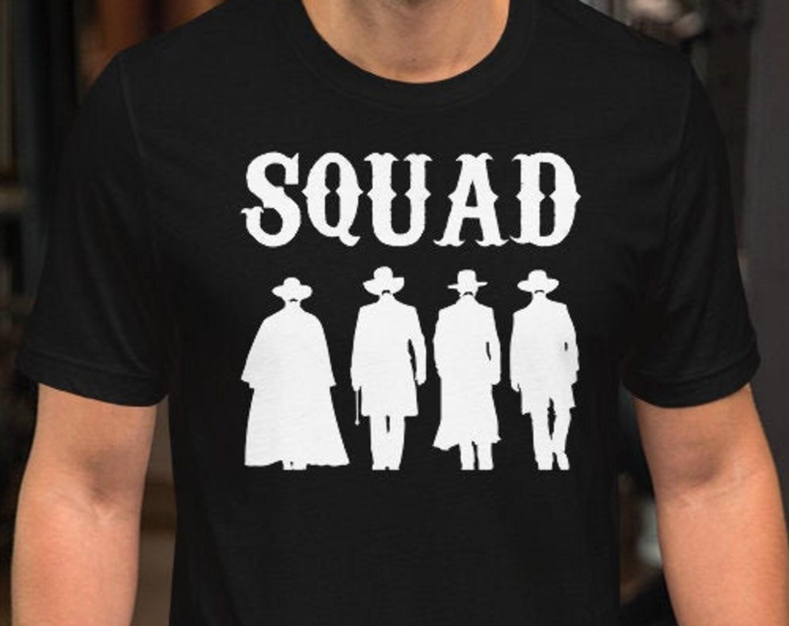 SQUAD - Wyatt Earp, Doc Holliday, Virgil Earp, Morgan Earp - Unisex T-Shirt L