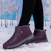 Thick-soled snow boots winter piled and thickened mother shoes medium sports large cotton shoes