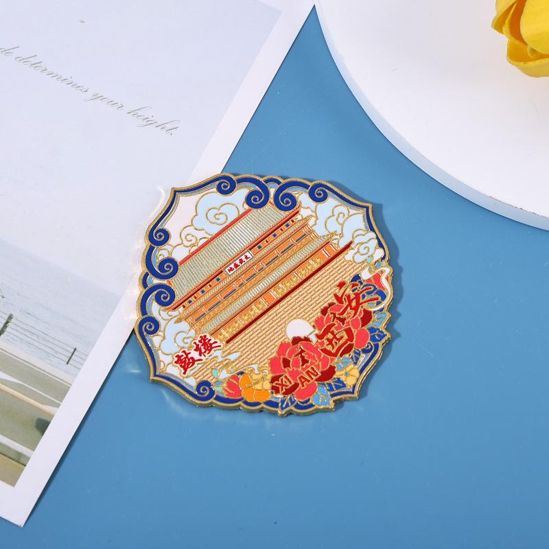 Custom Xi an Big Wild Goose Pagoda Magnetic Souvenir - Cultural and Creative Antique Style