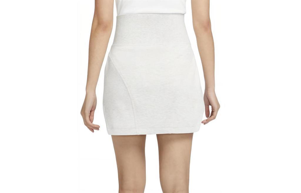 Women's Nike SS24 Sportswear Tech Fleece Casual Short Skirts Women's Light Gray