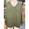 Womens V-Neck Loose Long Sleeve Knit Sweater Winter Casual Home Outfit