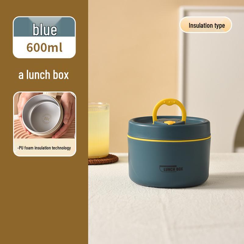 304 Stainless Steel Leak-Proof Multi-Layer Insulated Lunch Box for Office Workers & Students, Microwave Safe & Portable