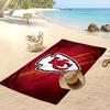 Kansas City Chiefs Print Beach Towel Soft Portable Quick?dry Towel For Pool Summer Vacation Outdoor Sport