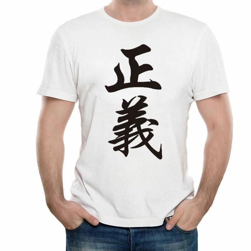 

Anime T-shirt Fashion TShirt Short Sleeve Tops Tees Shirts Black/White 3XL