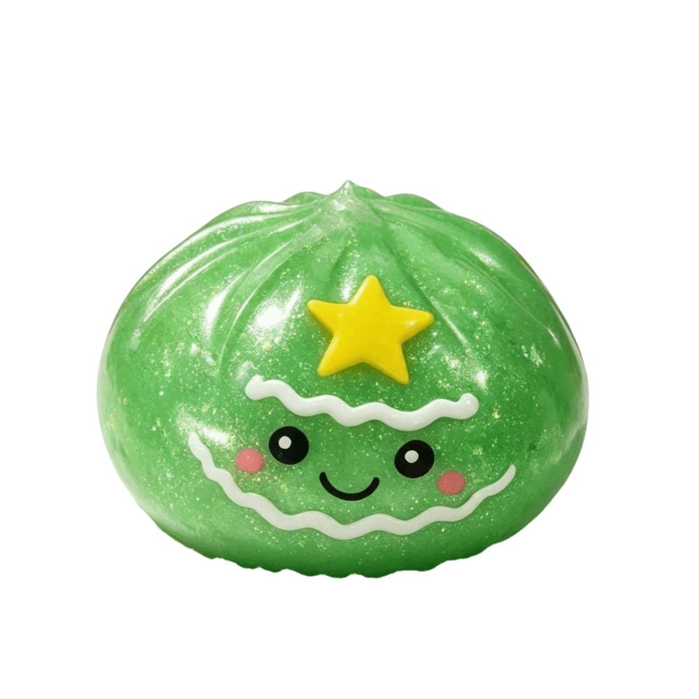 Low Rebound Squeeze Stress Balls Colorful Design Christmas Squeeze Toys Stress Relief
