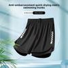 Komplettes Set Thermalbad Badebekleidung Neues Design Badehosen-Set Lockerer Herren-Badeanzug Freizeitbadeanzug