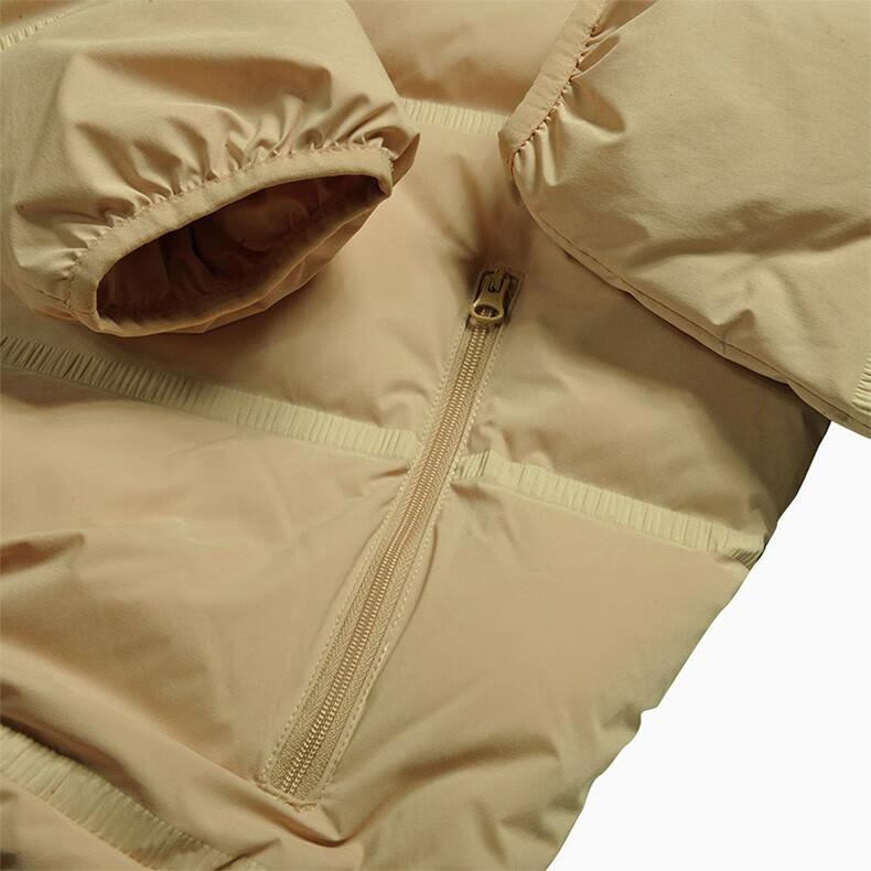 Puma Solid Color Drop Shoulder Loose Casual Warm Hooded Long Sleeve Puffer Jacket Unisex Outerwear Brown 674640-12