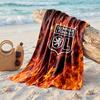Telo da Spiaggia in Microfibra con Stampa Lyon FC Asciugatura Rapida Assorbente Grande per Spiaggia Nuoto Viaggio