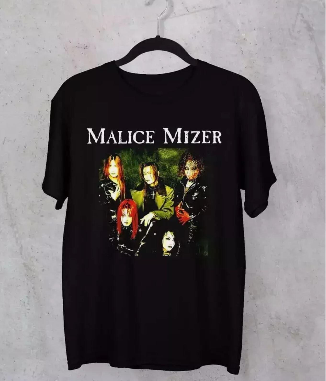 Malice Mizer Band Sur TV Shirt Classic Black Men Unisex S-5XL S