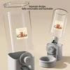 Hanging Automatic Pet Feeder Water Dispenser, Gravity Cat Feeder Waterer Set with Bowl Container for Pet Cage