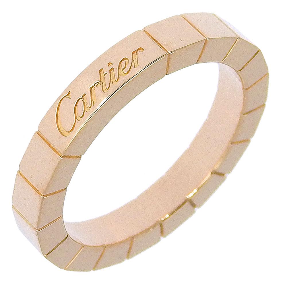 

CARTIER Lanieres Ring K18 yellow gold #4.5(US Size) 5.4g Women Used