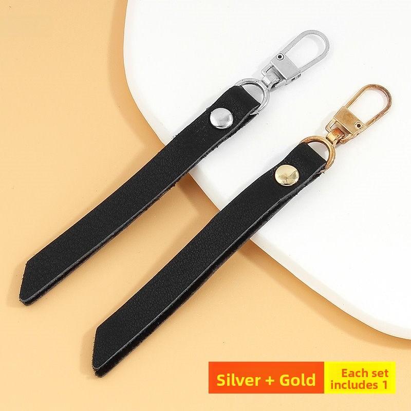 Detachable Leather Zipper Pulls Head for Bags Clothes Outerwear Replacement Accories Home Sewing DIY Materials Tools