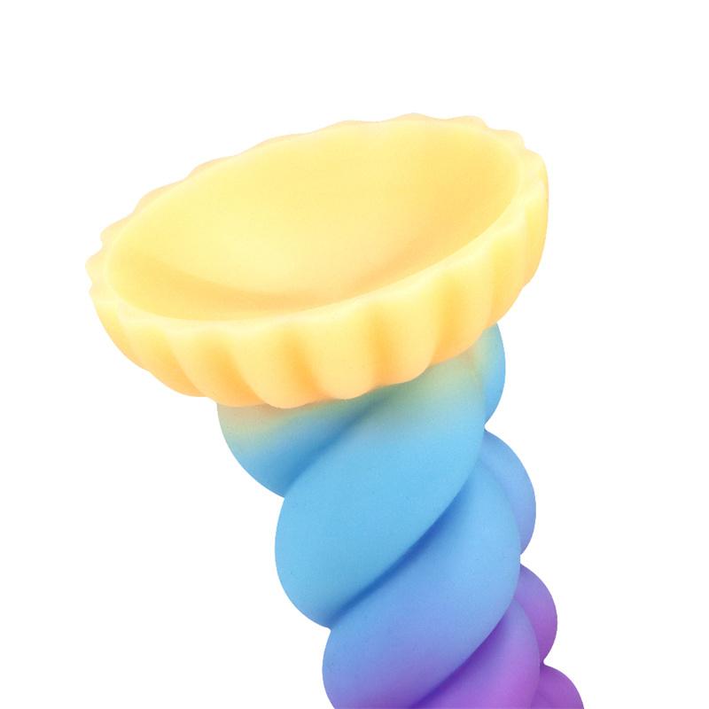 Intestines Anal Plugs Mixed Colored Silicone Dildo Penis Simulation Big Penis Alternative Sex Adult Products