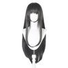 Anime Homura Akemi Wig for Cosplay Costume Wig Halloween Synthetic Long Dark Grey Straight Wigs Hair Anime Party Wigs