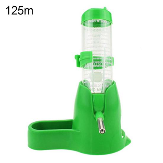 80/125ml 3 in 1 Pet Hamster Squirrel Water Bottle Bowl Base Hut Food Feeder Nest
