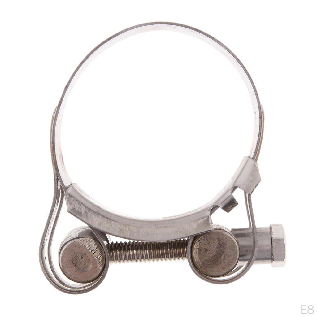 Durable Stainless Steel Motorcycle Exhaust Clamp - Choose from Various Sizes