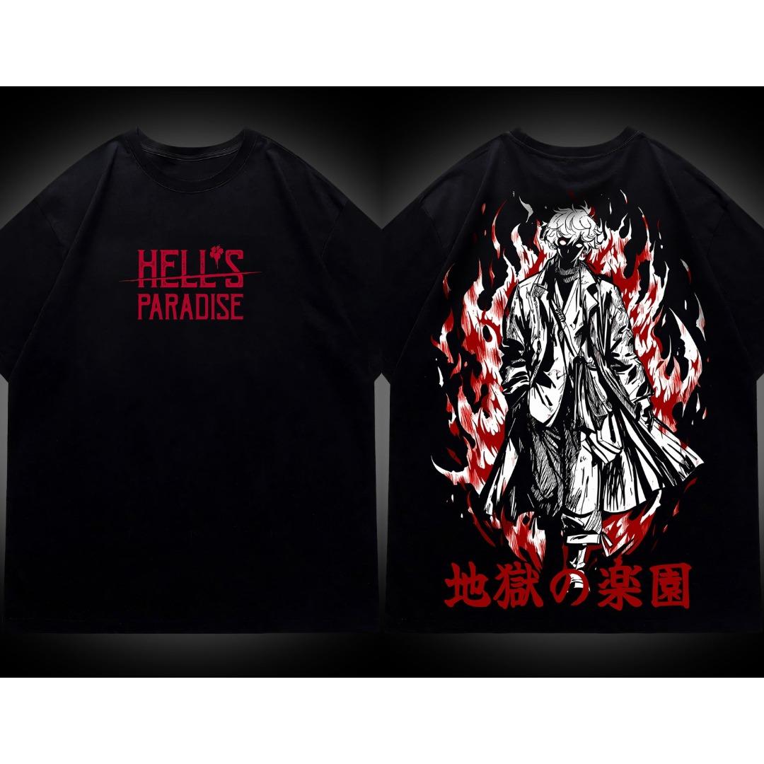 

Gabimaru The Hollow T-shirt Men Women Oversized Streetwear Anime Graphic Short Sleeve Casual Loose Cotton Female Male Clothing 4XL