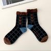 4Pairs Korean Christmas Socks Gift Set –  Winter Cozy Women’s Socks – Holiday Cute Gift Box – 3 Color Sets (Red / Beige / Blue Navy)