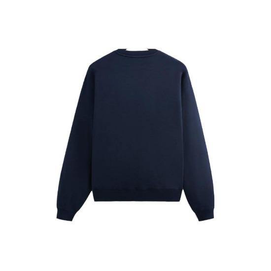 Kith Rose Nelson Crewneck Nocturnal Unisex Tops Blue KHM031469-413
