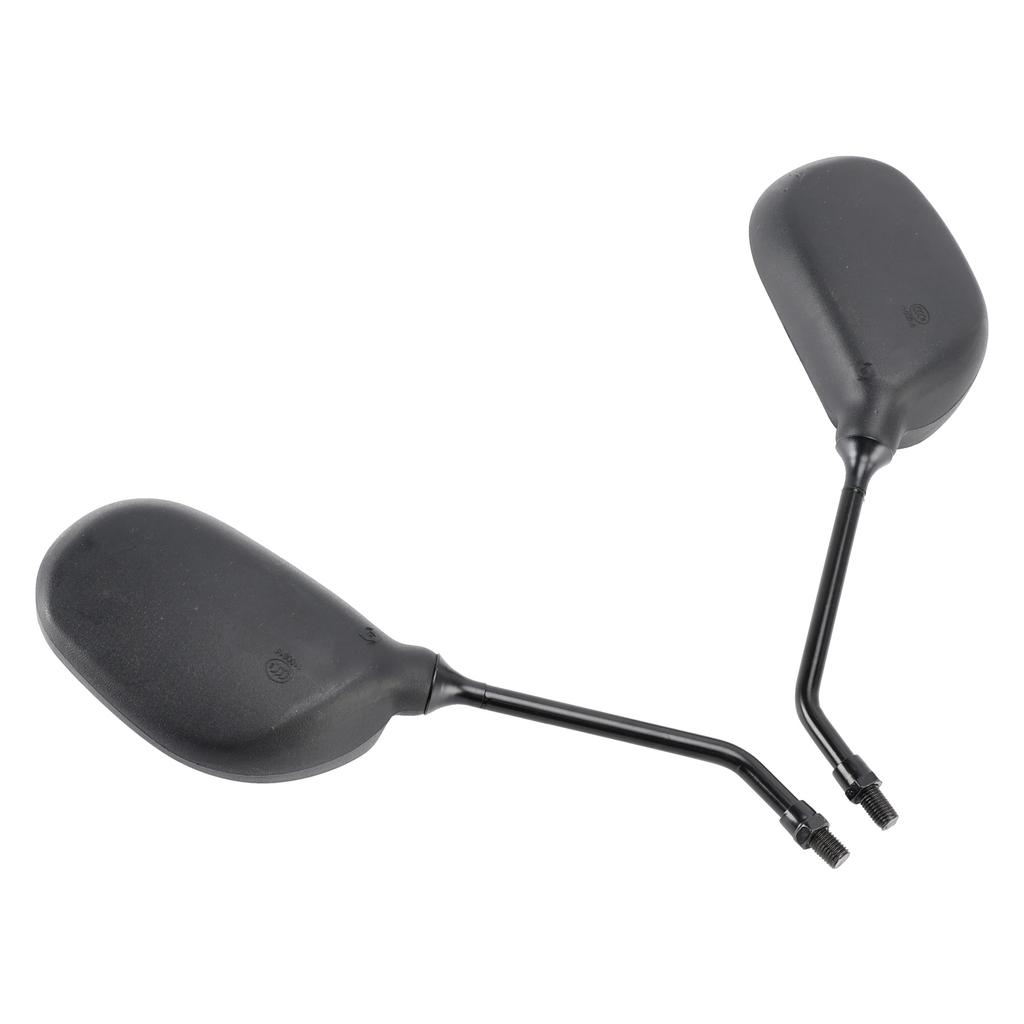 Rear View Mirror Pair Black For Yamaha YBR 125 YBR125 Handlebar Screw-in Fit