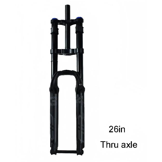 Mountain Bike DH Dual Shoulder Air Suspension Fork 26/27.5/29 Inch 34mm XC/AM/Dirt Jump Upper Damping Adjustment No Lockout