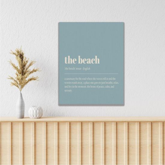 KEUSPI Beach Wall Art - Coastal Beachy Wall Decor,Summer Room Decor, Coastal Beachy Decor for Home,Summer Artwork Posters Prints for Walls,The Beach