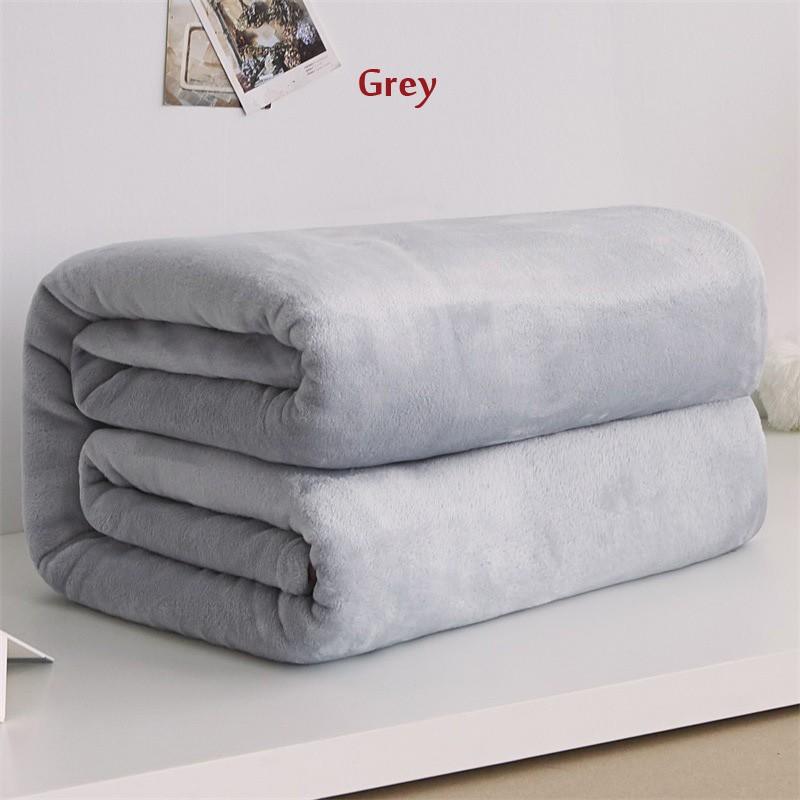 Weiche Decke Einfarbig Fleece Bett Werfen Handtuch Bettwäsche Blatt Für Erwachsene Hause Schlafzimmer Sofa Reise Büro Nickerchen Decken