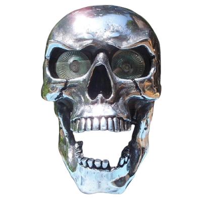 Totenkopf Scheinwerfer An Universeller LED Motorrad Dekorationslampe Wasserdichtes Motorradzubehör