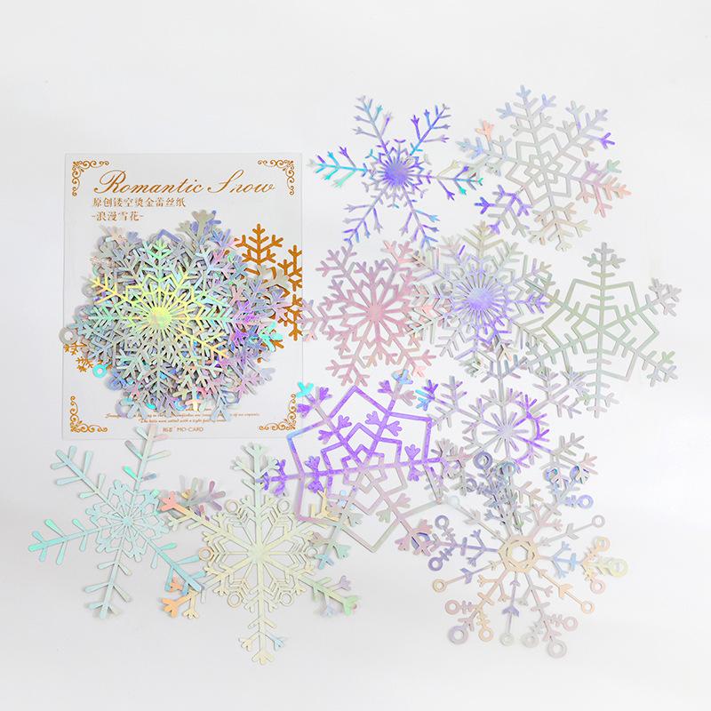 

10Sheet Gold-Foil Lace Hollow-Out Material Paper, Exquisite Lace Patterns with Gold Foil for Hand Account, Scrapbook DIY Crafts