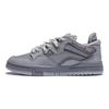 Li Ning X PLEASURES Wear Resistant And Lightweight Low Top Skateboard Shoes Women's Gray AECT066-2