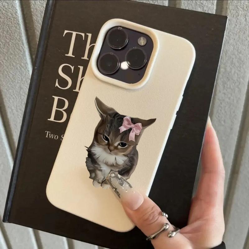 Lovely Cat Dog Animal Pattern Mobile Phone Case For iPhone 17 16 15 14 Plus 11 13 12 Pro Max 16E 17Air X XR XS Max Soft Cover
