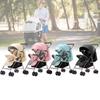 Stroller Kids Ultra Lightweight Foldable Convertible Seat One Button Rotation