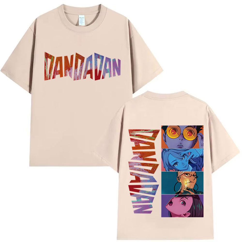 Anime Dandadan Graphic Print Tshirt Men Women Retro ONeck Short Sleeve T Shirt Fashion Harajuku 100 Cotton Tshirt Streetwear