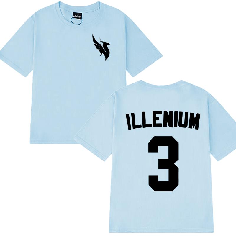 High Quality Illenium Dj Music Double Sided Printed Short Sleeve T-shirts 2025 Men Women Trend Casual T Shirt Unisex Cotton Tops
