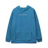 2023 Women's Fleece-Lined Hoodie with Letter Print & Kangaroo Pocket
