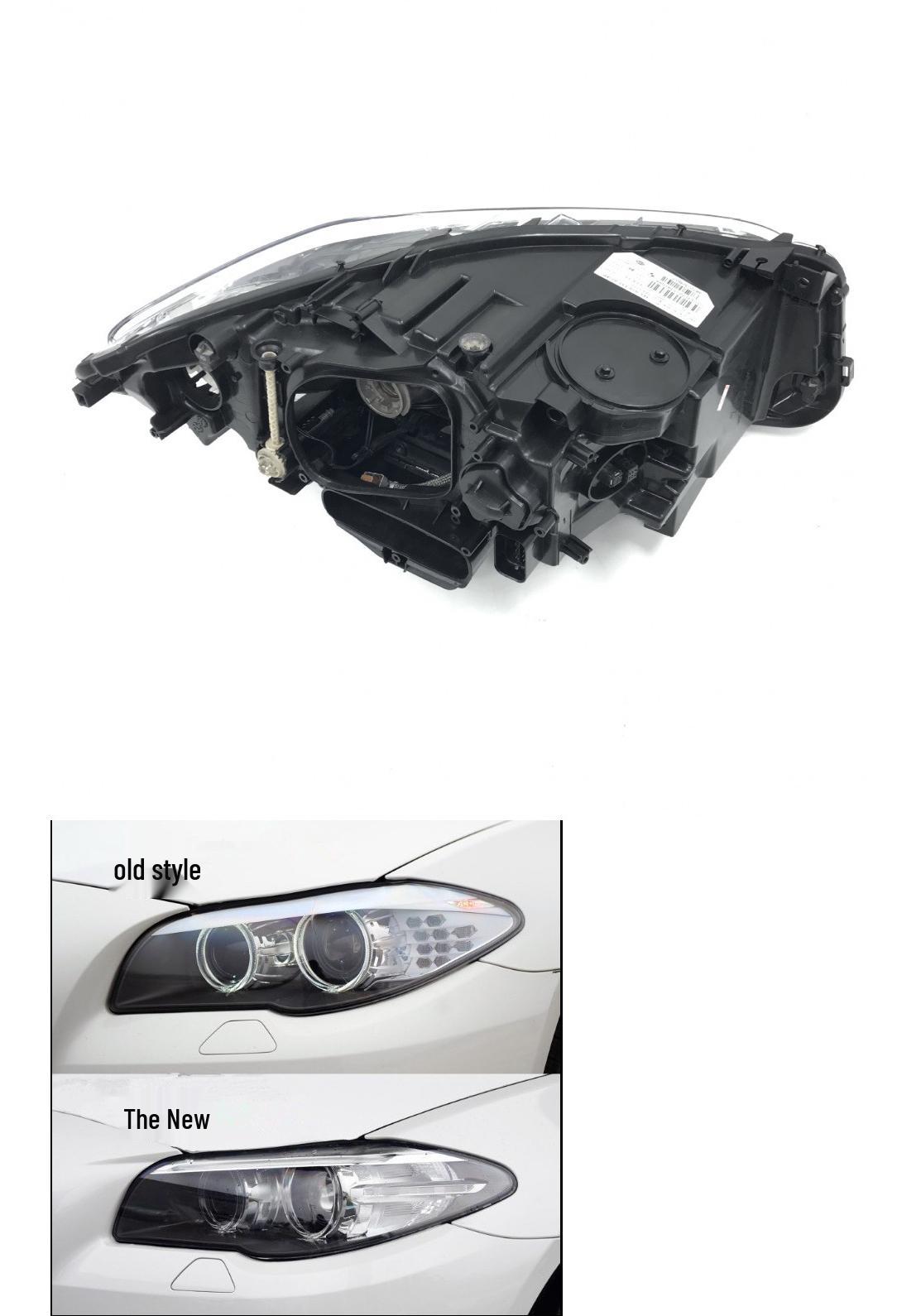 

BMW 5 Series Headlight Semi-Assembly for New and Old Models F18, F10, 520, 523, 525, 530, 535 Old, Premium, Passenger Side