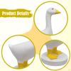 Duck Key Holder Statue Hanger Resin Animal Hanging Rack Cute Figurine Ornament Stable Flat