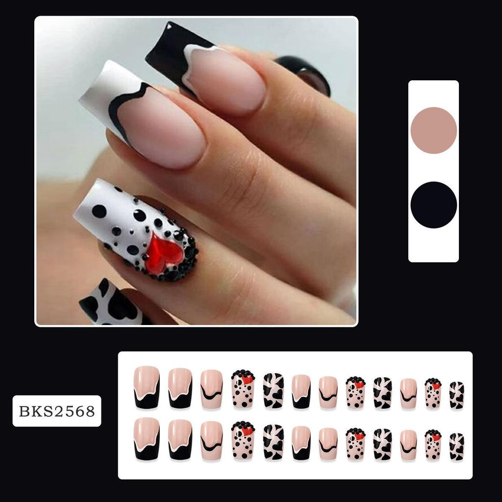 Wearing nail polish with Nis style nail patches, fake nail art, wearable hot girl nail patches
