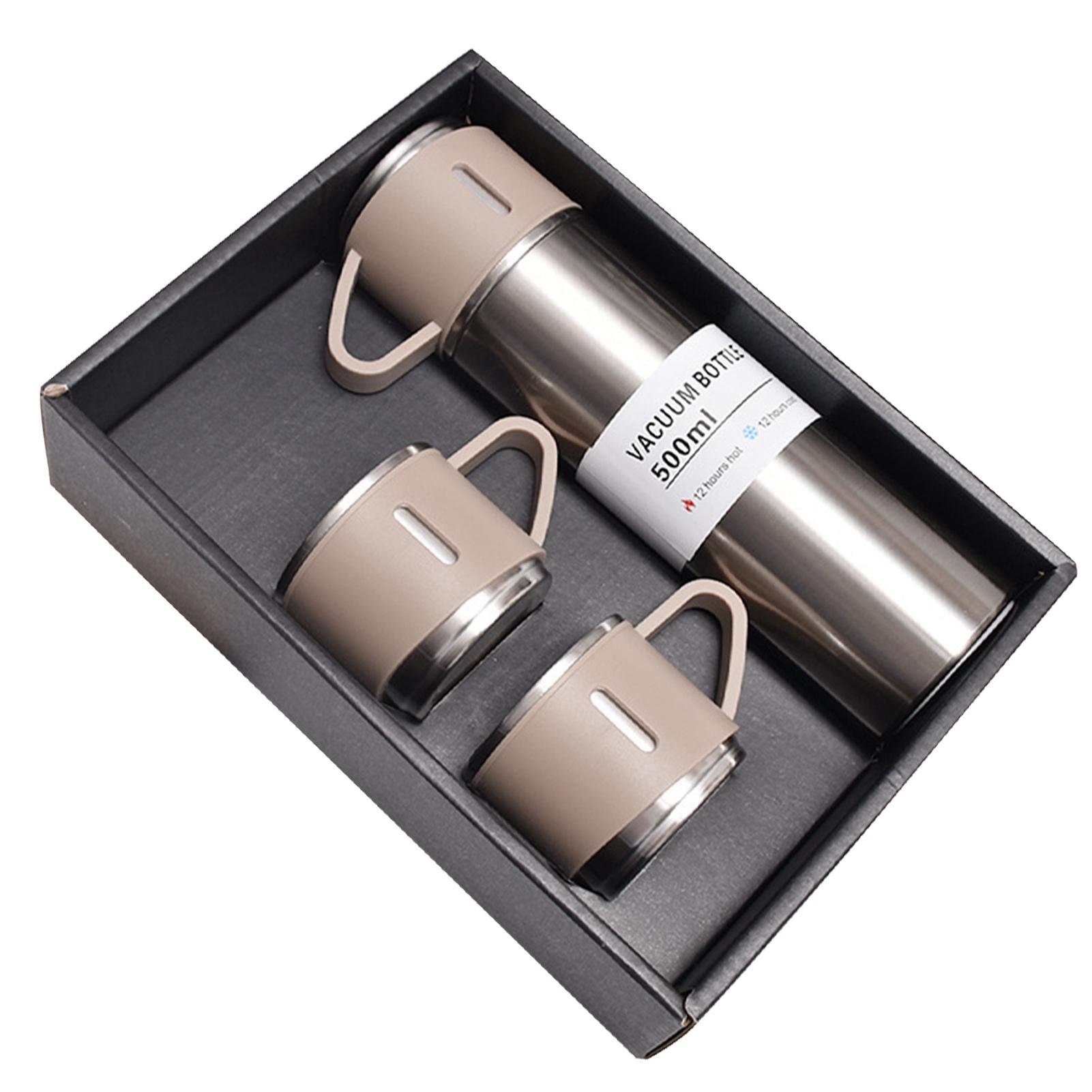 

Набор термосов из нержавеющей стали с ручкой, портативный изолированный набор для домашнего офиса и бизнеса