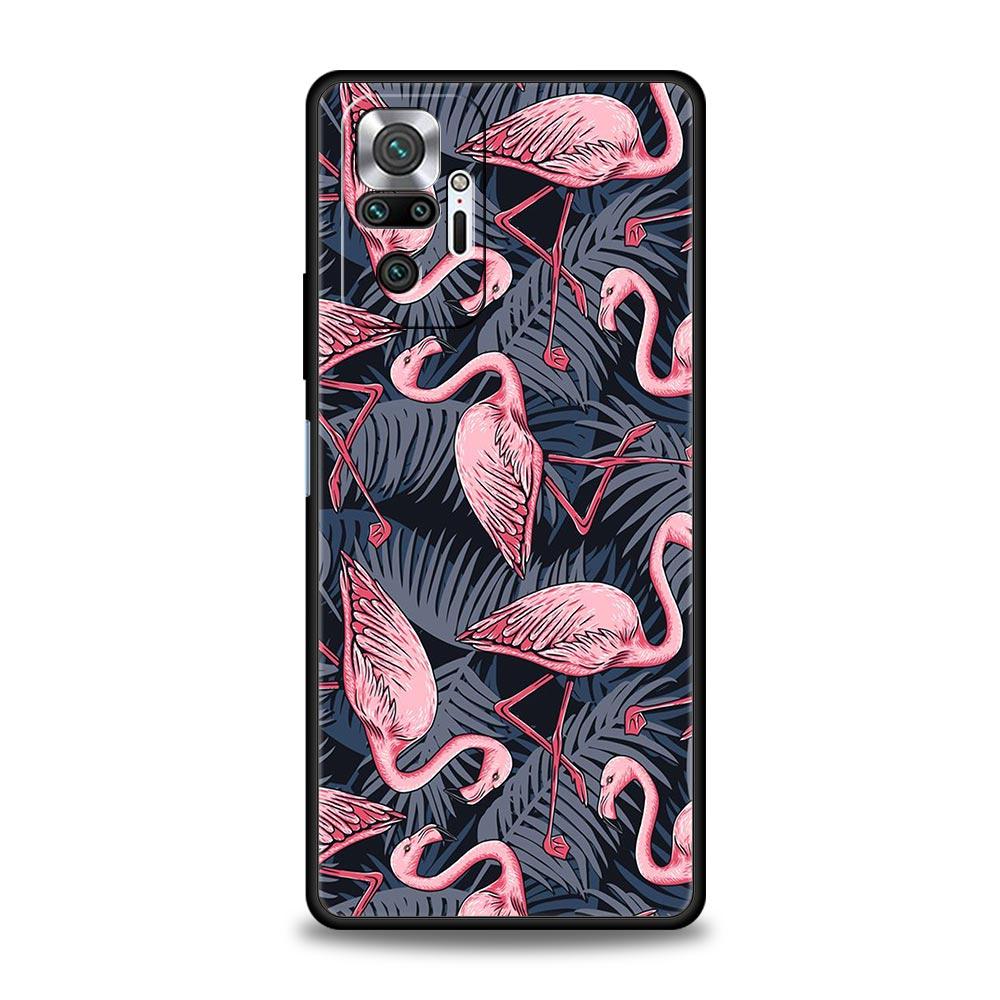 Rosa Roter Flamingo Für Xiaomi Redmi Note 12 Handyhülle 10C 10 11 9 8 Pro Plus 9S 7 8T 9T 9A 8A 9C K50 K40 Gaming Silikonhülle