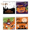 100Pcs Halloween Self-Sealing Clear Candy Bags Transparent Biscuit Packaging Bags Lightweight Reusable Candy Bags Party Supplies