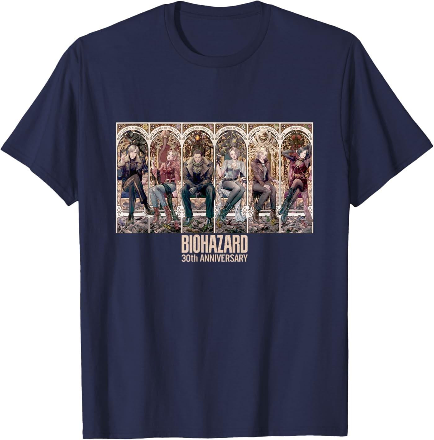 Resident Evil 30th Anniversary Key Art FP T-Shirt S разноцветный