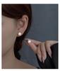2024 Min Yue S925 Sterling Silver Pearl Stud Earrings for Women: Elegant and Simple High-End Jewelry