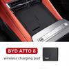 Per BYD ATTO 8 SEALION 8 TANG L DMI DMP 2025 2026 Base di Ricarica Wireless Protezione in Silicone Accessori Interni