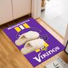 Vikings Team Spirit Rug Game Carpet, Floor Mat for Bedroom Living Room Entryway Rug, Home Decor Idea Gift for Christmas Birthday