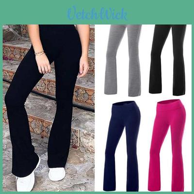 Comfortable Women Bootcut Yoga Pants With Elastic Waistband For Everyday Wear